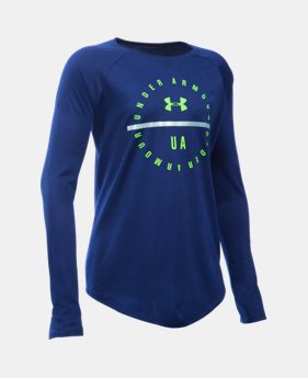 Girls' UA Circle Long Sleeve 1 Color $14.24