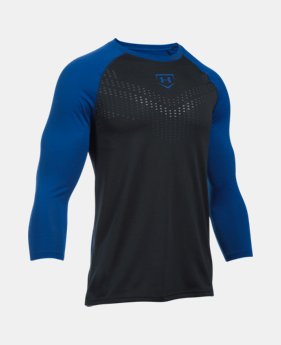 Men's UA Baseball Exclusive ¾ Sleeve 3 Colors $20.99 to $22.49