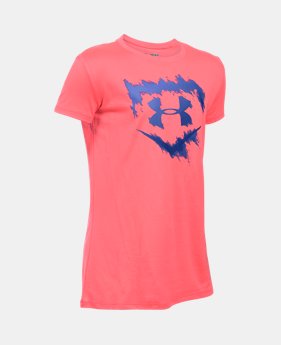 Girls' UA Softball Logo T-Shirt 1 Color $13.49