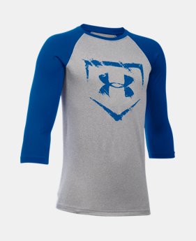 New Arrival Boys' UA Baseball ¾ Sleeve 1 Color $29.99