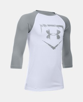 New Arrival Boys' UA Baseball ¾ Sleeve 1 Color $24.99