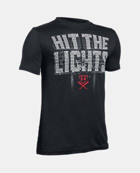 Boys' UA Hit The Lights Short Sleeve T-Shirt 1 Color $19.99
