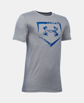 New Arrival Boys' UA Diamond Logo T-Shirt 1 Color $22.99