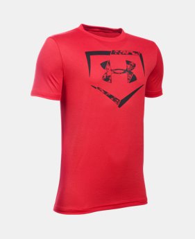 Best Seller Boys' UA Diamond Logo T-Shirt 1 Color $19.99