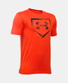 Best Seller Boys' UA Diamond Logo T-Shirt 2 Colors $19.99