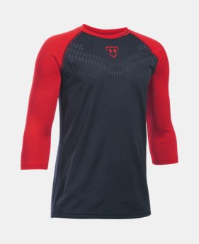 Boys' UA Undeniable ¾ Sleeve T 1 Color $17.24