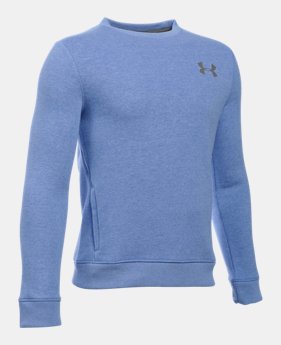 Boys' UA Sportstyle Fleece Crew 1 Color $29.99