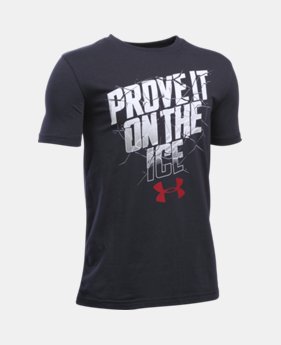 Boys' UA Prove It On The Ice T-Shirt 1 Color $22.99