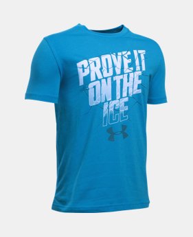 Best Seller Boys' UA Prove It On The Ice T-Shirt 1 Color $19.99