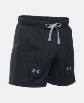 Boys' UA Hockey Mesh Shorts w/ Cup Pocket 1 Color $34.99