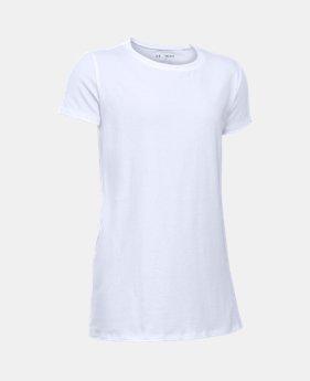 Girls' UA Charged Cotton® T-Shirt 1 Color $19.99