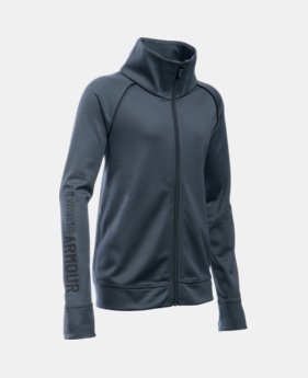 Girls' UA Rival Full Zip Jacket 1 Color $17.99 to $22.49