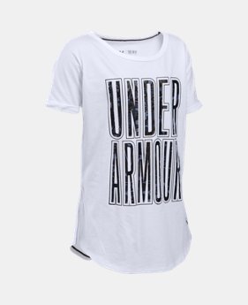 Girls' UA Dazzle Short Sleeve 2 Colors $34.99