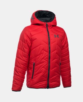 Boys' ColdGear® Reactor Hooded Jacket 2 Colors $70.49