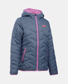 New Arrival Girls' UA ColdGear® Reactor Hooded Jacket 1 Color $144.99