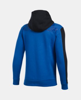 Boys' UA Sportstyle Fleece Wordmark Hoodie 1 Color $33.99
