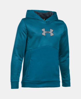 Boys' UA Storm Armour® Fleece Mid Logo Hoodie LIMITED TIME: FREE U.S. SHIPPING 5 Colors $30.99