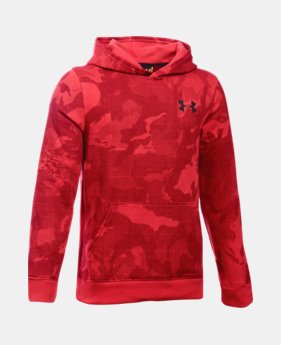 Boys' UA Sportstyle Fleece Printed Hoodie LIMITED TIME: FREE SHIPPING 1 Color $49.99