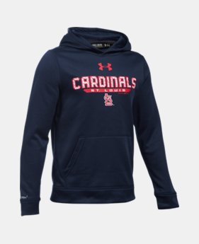 Boys' St. Louis Cardinals UA Storm Armour® Fleece Hoodie $36.74