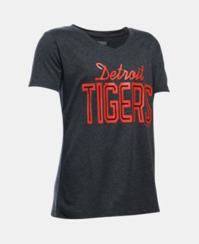 Girls' Detroit Tigers UA Tech™ T-Shirt 1 Color $12.74