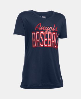 Girls' Los Angeles Angels UA Tech™ T-Shirt 1 Color $14.24