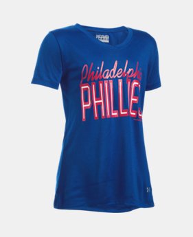 Girls' Philadelphia Phillies UA Techâ„¢ T-Shirt 1 Color $14.24