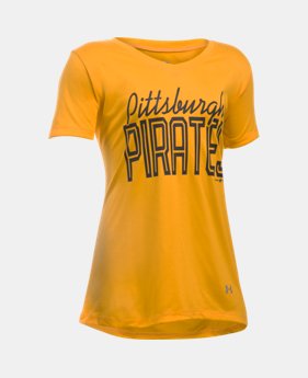 Girls’ Pittsburgh Pirates UA Tech™ T-Shirt 1 Color $18.99