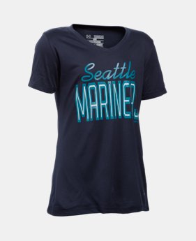 Girls' Seattle Mariners UA Techâ„¢ T-Shirt 1 Color $14.24