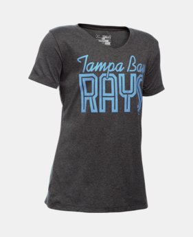 Girls' Tampa Bay Rays UA Tech™ T-Shirt 1 Color $14.24