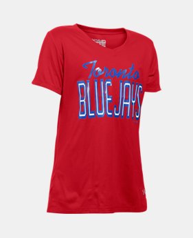 Girls' Toronto Blue Jays UA Tech™ T-Shirt 1 Color $17.24