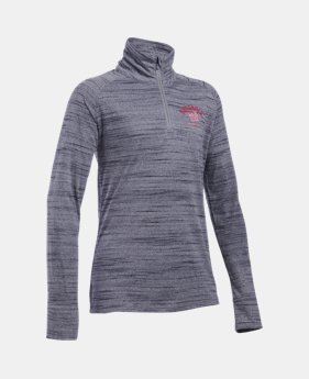 Girls' Washington Nationals UA Tech™ 1/2 Zip 1 Color $28.49