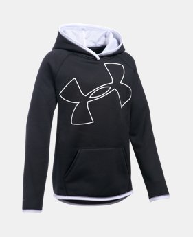 Girls' Armour Fleece® Jumbo Logo Hoodie $26.99