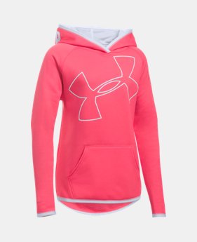 Girls' Armour Fleece® Jumbo Logo Hoodie $26.99 to $33.99
