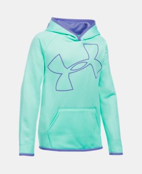 Girls' UA Armour® Fleece Jumbo Logo Hoodie $25.99 to $33.99