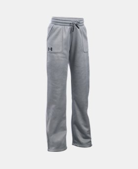 Girls' UA Armour® Fleece Boyfriend Pants 1 Color $44.99