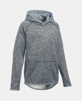 Girls' UA Armour® Fleece Novelty Jumbo Logo Hoodie 5 Colors $33.74 to $44.99