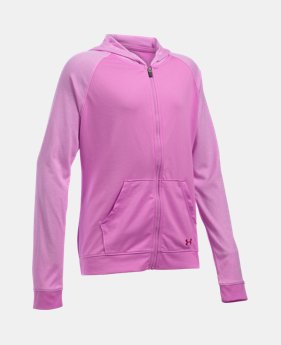 Girls' UA Tech™ Full Zip Hoodie LIMITED TIME: FREE SHIPPING 1 Color $49.99