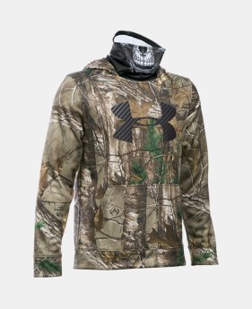 New Arrival Boys' UA Storm Skull Mask Hoodie 1 Color $64.99
