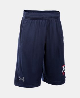 Boys' Atlanta Braves UA Raid Shorts 1 Color $17.24