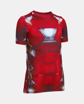 Boys' Under Armour® Alter Ego Iron Man Suit Short Sleeve 1 Color Available $34.99