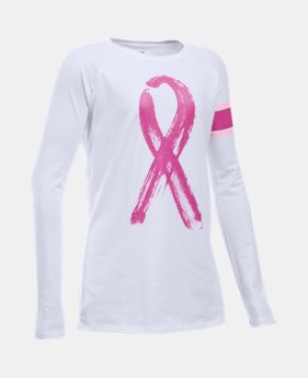 Girls' UA Power In Pink® Ribbon Long Sleeve 2 Colors $34.99