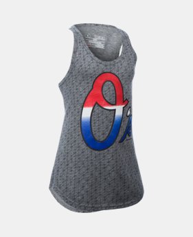 Girls' Baltimore Orioles UA Tri-Blend Tank 1 Color Available $26.99