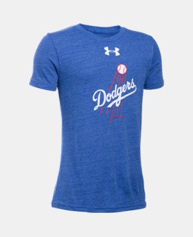 Boys' Los Angeles Dodgers Vintage Tri-Blend T-Shirt 1 Color $18.99