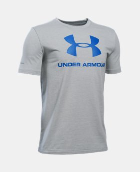 Boys' UA Sportstyle Logo T-Shirt 1 Color $22.99