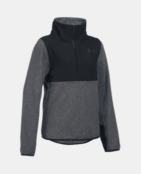 Girls' UA ColdGear® Infrared Fleece Half-Snap 1 Color $29.24