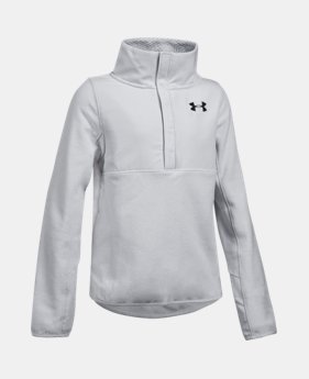 Girls' UA ColdGear® Infrared Fleece Half-Snap 1 Color $29.24