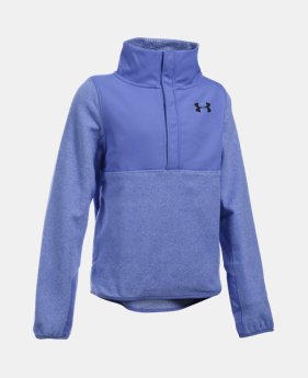 Girls' UA ColdGear® Infrared Fleece Half-Snap 5 Colors $29.24