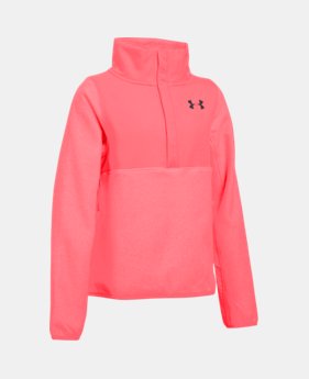 Girls' UA ColdGear® Infrared Fleece Half-Snap 1 Color $29.24