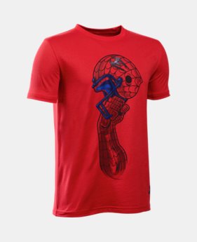 Boys' Under Armour® Alter Ego Spider-Man Helmet T- Shirt $29.99