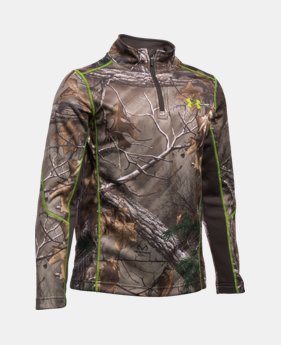 Boys' UA Armour® Fleece Scent Control 1/4 Zip 1 Color $32.24
